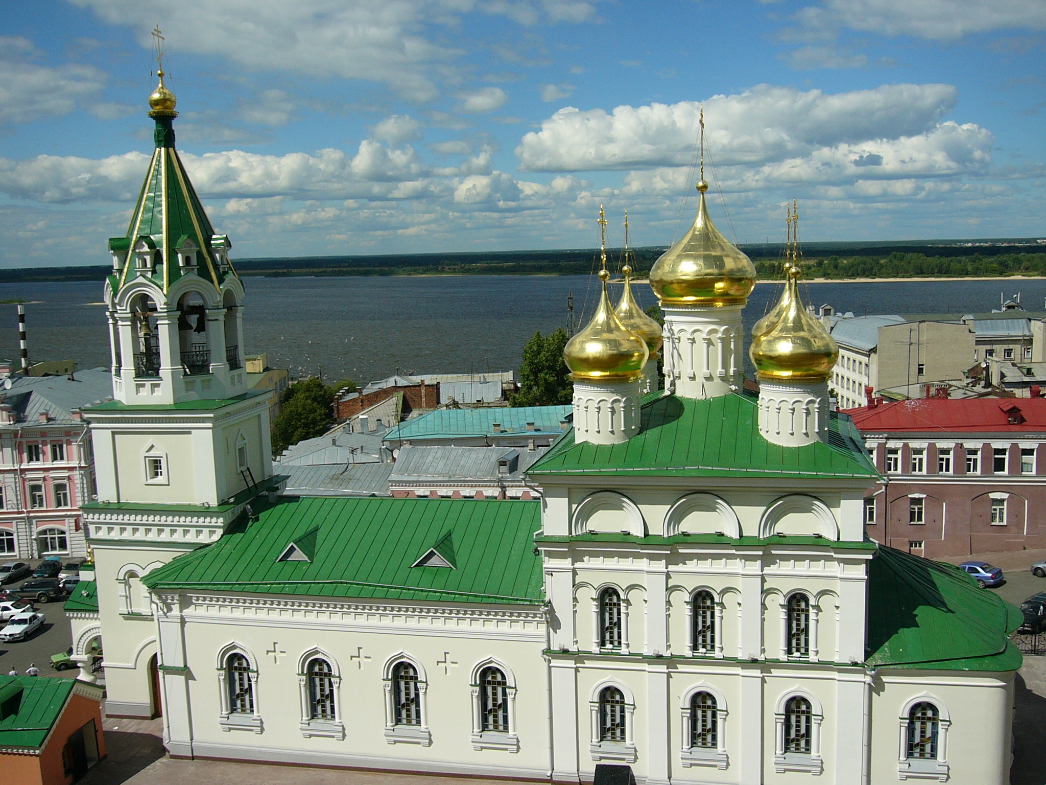 Церковь Нижний Новгород зеленые